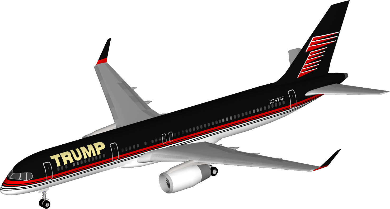 Boeing 757 Trump